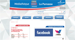 Desktop Screenshot of mediatheque-saint-louis.fr